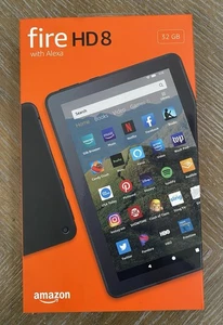 Amazon Fire HD8 (10th Gen) w/ Alexa  32GB New/Unopened Box - Picture 1 of 3
