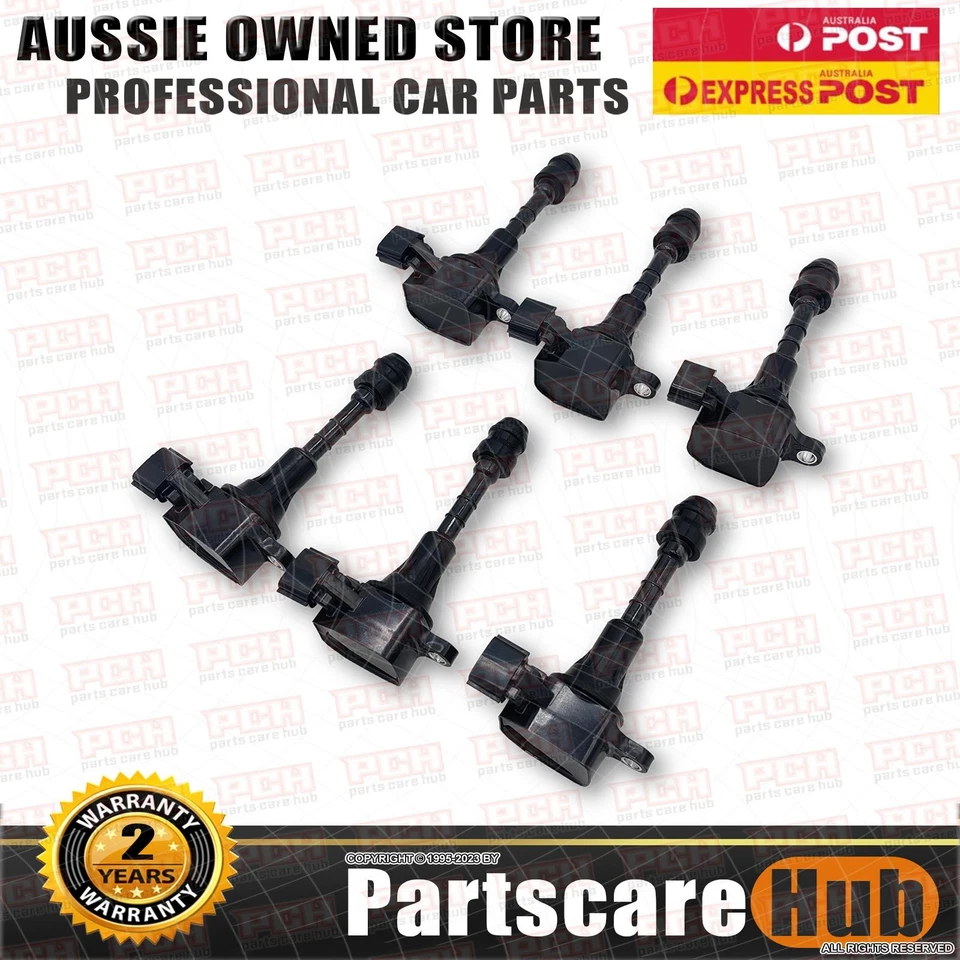 6 Ignition Coils Nissan Elgrand Maxima Murano Navara Pathfinder VQ35DE 3.5L 4.0L - image 1 of 4