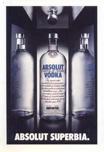ABSOLUT SUPERBIA 318 cartolina promocard 5927 cartoline pubblicitaria SEVEN - Picture 1 of 1