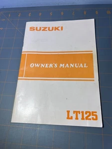 Original OEM Suzuki LT 125 Owner Manual 1983 LT125 99011-18921-03A 4 Wheeler ATV - Bild 1 von 6