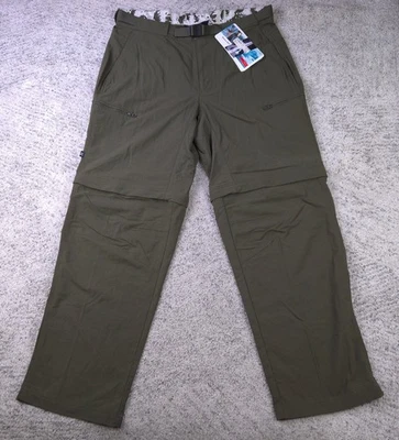 Мужские туристические шорты-трансформеры Helly Hansen 36 с поясом оливковый нейлон - Изображение 1 из 4