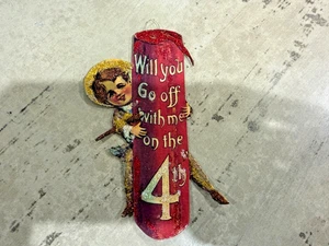 Vintage Stanzform Fourth Of July Ornament #2 - Bild 1 von 3