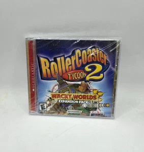 RollerCoaster Tycoon 2: Wacky Worlds Expansion Pack PC 2003 Brand New Sealed - Picture 1 of 6