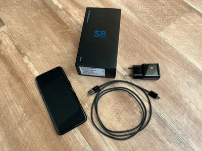 SAMSUNG Galaxy S8 SM-G950F Smartphone | 64 GB | Midnight black | mit OVP - Bild 1 von 4