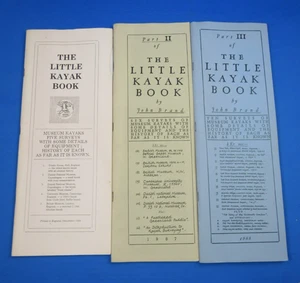 The Little Kayak Book John Brand England Volumes 1 2 & 3 1st Edition 1980's - Bild 1 von 6