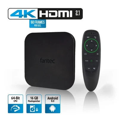 FANTEC 4KS7700Air (2GB+16GB) - 4K HDMI 2.1 Android Smart TV Media Player