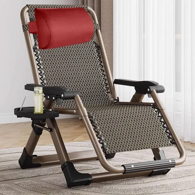 Folding Patio Chair Head Pillow Ergonomic Outdoor Patio Lounge Chair Pillow - image 1 of 4