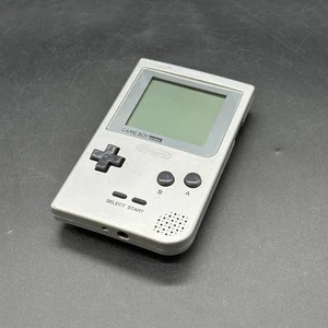Nintendo Gameboy Pocket Classic Console di Gioco MGB-001 Argento Grigio - Foto 1 di 2
