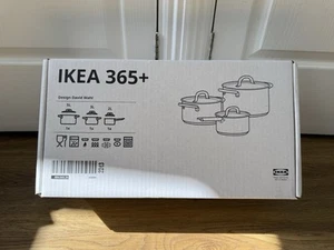 IKEA 365+ Stainless Steel Pots With Lids 5L / 3L - Picture 1 of 7