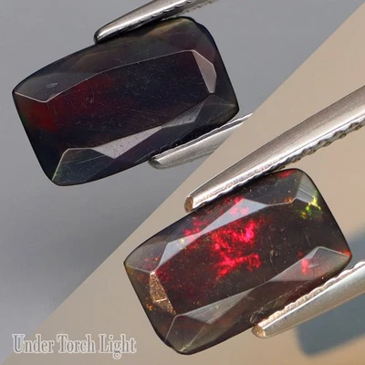 1,22 quilates duradero ¡FUERTE! Ópalo brillante color azul y arco iris natural Etiopía Foto 1 de 4