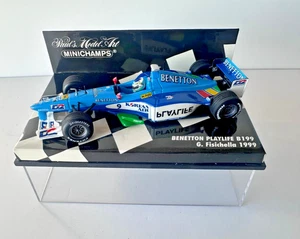 1/43 Minichamps F1 Car 430 990009 1999 Benetton Playlife B199 Fisichella model - Picture 1 of 8