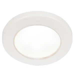 Hella Marine EuroLED 75 3" Round Screw Mount Down Light - White LED - White Plas - Picture 1 of 1