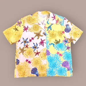 Vintage La Costa Spa Womens Button Front Shirt Starfish Beaded Size M - Picture 1 of 5