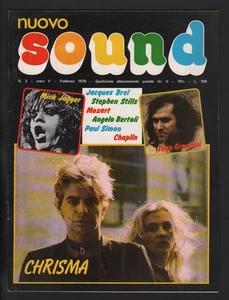 NEW SOUND 2/1978 CHRISMA IVAN GRAZIANI MANNOIA + COUNTRY COUSINS POSTER - Picture 1 of 1