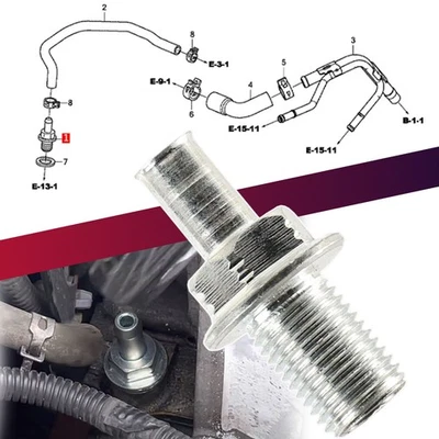 PCV Valve Kit & Washer For Honda CR-V HR-V Acura ILX NSX RSX TSX 17130-PND-A01 Foto 1 de 4