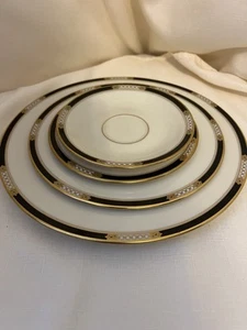 Lenox Hancock Presidential Collection Black And Gold - 4 Piece Lot - Picture 1 of 4