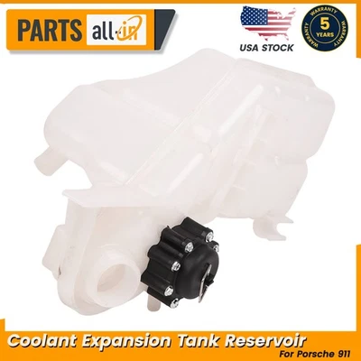 Se adapta a Porsche 911 1999 2000 2001 depósito de tanque de expansión de refrigerante 99610614756 Foto 1 de 4