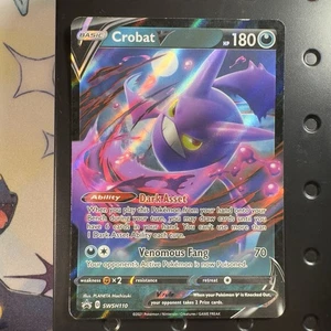 Crobat V - SWSH110 - Pokemon Sword & Shield Promo Ultra Rare Holo Card NM - Picture 1 of 2