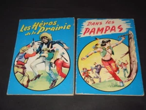 LIVRE D'ENFANT DANS LES PAMPAS + LES HEROS DE LA PRAIRIE - Picture 1 of 1