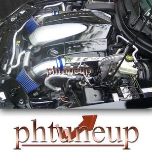 BLUE 2004-2008 CHRYSLER CROSSFIRE 3.2 3.2L DUAL TWIN AIR INTAKE KIT SYSTEMS - Bild 1 von 1
