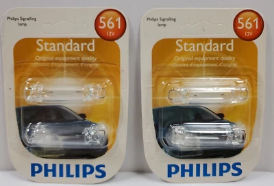 Dome Light Bulb-Standard - Twin Blister Pack Philips 561B2 (4 Bulbs) - Изображение 1 из 2