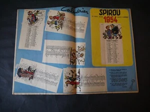 JOURNAL DE SPIROU 816 + SUPPLÉMENT A MONTER CALENDRIER FRANQUIN 1954 - Bild 1 von 2