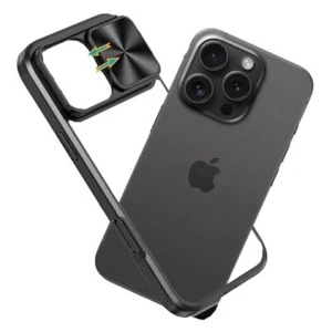 Für iPhone 16 Pro Max Bumper Case - Ohne Back Design Zero Distance Schwarz - Bild 1 von 8