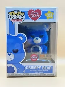 Funko Pop! Animation #353 Grumpy Bear Flocked - Box Lunch Exclusive - Care Bears - Picture 1 of 4
