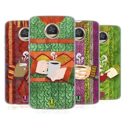 HEAD CASE DESIGNS KNITTED SWEATER PATTERNS SOFT GEL CASE FOR MOTOROLA PHONES - Image 1 of 4