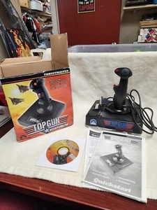 Top Gun Joystick ThrustMaster Platinum 90er PC Controller, Handbuch, Demo UNGETESTET - Bild 1 von 9