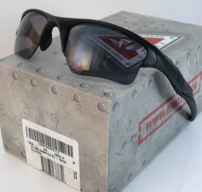 OAKLEY SUNGLASSES SI HALF JACKET 2.0 XL MATTE BLACK FRAME 3 LENS ARRAY NEW LAST - image 1 of 4