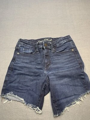 Pantalones Cortos de Jean Universal Threads Corte Adulto 2 Azul Elástico Foto 1 de 4