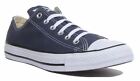 Converse All Star Ox Mens Low Top Canvas Trainers In Navy Size Uk 7 - 13