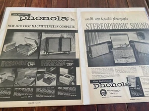 Vintage 1959 Phonola Phonograph ad - Picture 1 of 1