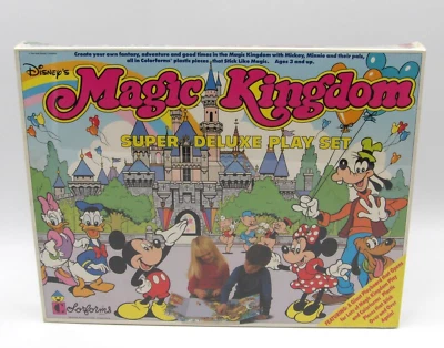 Disney's Magic Kingdom Super Deluxe Playset Sample / Shelf Talker 4125 Art MIB - Image 1 of 4