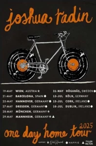 Joshua Radin Tour Europe + Ireland 2025 Poster - Wall Decor, No Frame - Picture 1 of 5