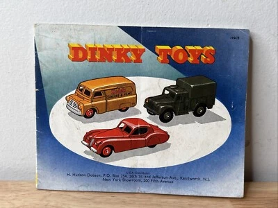 Vintage Dinky Toys 1954-1955 Die Cast Car Catalog Very Good Condition - Image 1 of 4