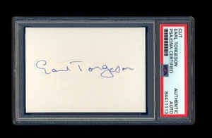 EARL TORGESON SIGNED MINT CUT PSA/DNA AUTOGRAPHED 1961 NEW YORK YANKEES WSC - Picture 1 of 1