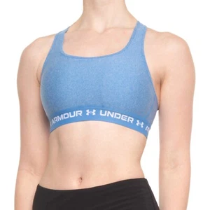 Nuevo con etiquetas sujetador deportivo de impacto medio azul brezo para mujer Under Armour - Imagen 1 de 4