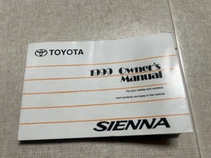 1999 99 TOYOTA SIENNA OWNER'S MANUAL BOOK CE LE XLE PART 01999-45404 gU-4 - Bild 1 von 1