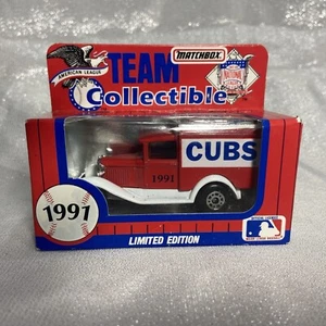 Matchbox 1991 Limited Edition Team Collectibles Chicago Cubs Truck in Verpackung  - Bild 1 von 5