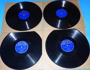 Ted Lewis 4X10" 78rpm ISN'T IT A SHAME, MEDICINE MAN FOR THE BLUES, SHE'S FUNNY - Picture 1 of 2