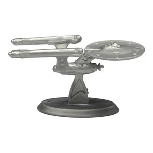 Scene It Star Trek Mover Token Pawn 2 of 4 Replacement Silver Plastic Ship - Picture 1 of 3