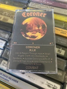Coroner *R.I.P. *cassette tape *FAN MADE insert + case included *SEE PICTURES - Picture 1 of 9