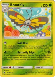 Reverse Holo Beautifly 26/214 Rare Verlorener Donner Pokemon TCG - Bild 1 von 1