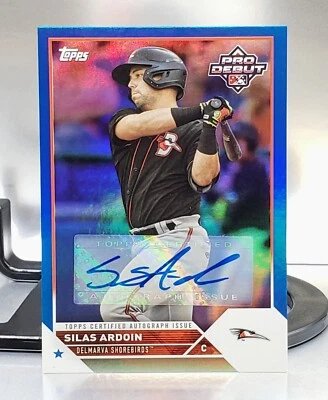 Silas Ardoin - 2023 Topps Pro Debut Blue Foil AUTO Autograph (#SN /150) ORIOLES - Image 1 of 2