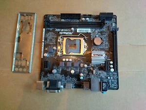 ASRock H310CM-HDV Sockel 1151 DDR4 Micro ATX ITX Mainboard und Backplate - Bild 1 von 3