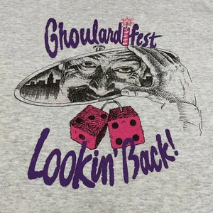 Vintage Ghoulardi Fest Gray XL T-shirt Cleveland Horror Parma TV Show Movie - Picture 1 of 9