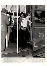 Women Become Street Car Conductors Market Street RY Co Press AP Photo 8x11" 1942