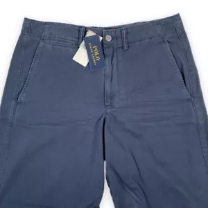 Polo Ralph Lauren Damen-Chinohose blau American 32 Zoll Taille 31 Zoll Bein - Bild 1 von 14